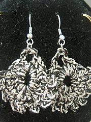 BO noir et argenté, crochet