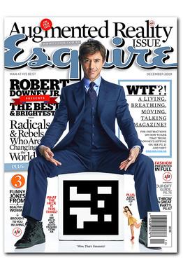Esquire : Robert Downey Jr en réalité augmentée