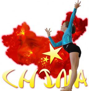 Doriane en route pour la Chine - AGM gym Le Mans - team gym