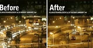 Smart Cities - Stockholm - before / after trafic congestion comparison