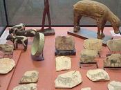 SALLE VITRINE OSTRACA FIGURÉS AVEC CHEVAUX 12968 12969 27660)