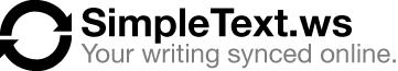 simpletext SimpleText.ws, un éditeur de texte Web open source
