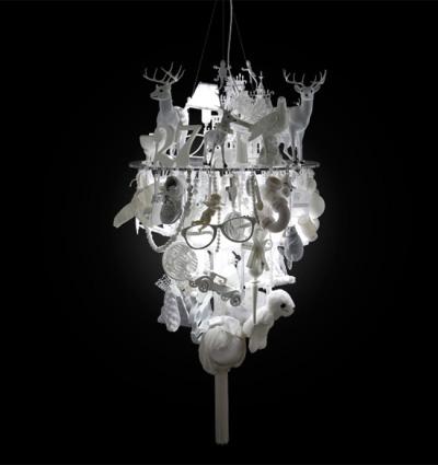 Luminaire trash et chic par Winnie Lui