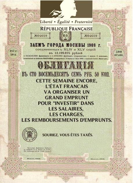 Un Grand Emprunt toutes les semaines