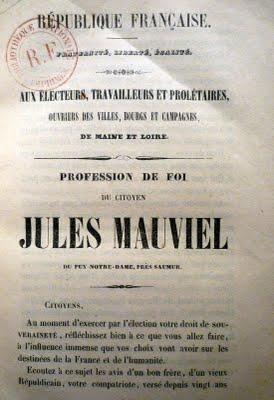 ..QUI CONNAIT JULES MAUVIEL ?  Avant de nous intéresser à...