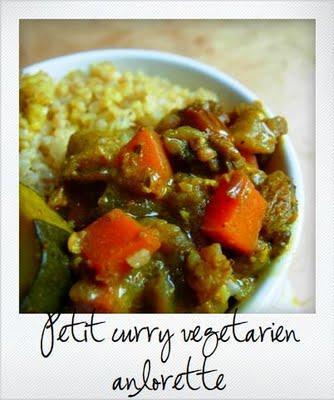 Réchauffez vous avec un curry d'aubergine !