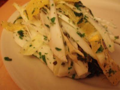 Salade d'endives à l'orange et aux herbes