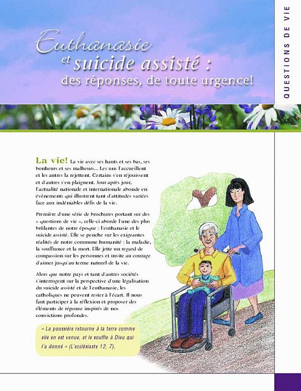 EUTHANASIE ? FAUT PAS POUSSER ...