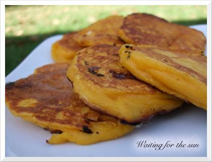 ≈ GALETTES DE COURGE BUTTERNUT AU CHÈVRE FRAIS ≈