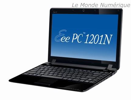 Des EeePC Asus avec des processeurs Nvidia Ion