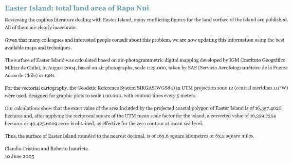 Quelle est la superficie exacte de l'IDP ? alt=