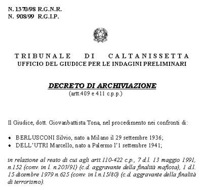 Berlusconi et Dell'Utri, commanditaires des bombes de 1993 ?