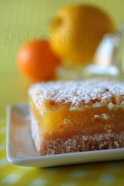 Carrés au citron extra acidulés