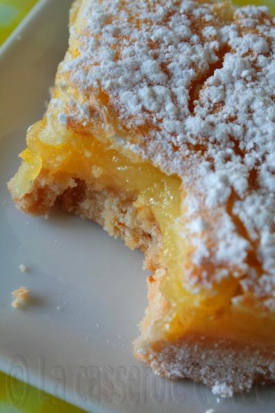 Carrés au citron extra acidulés