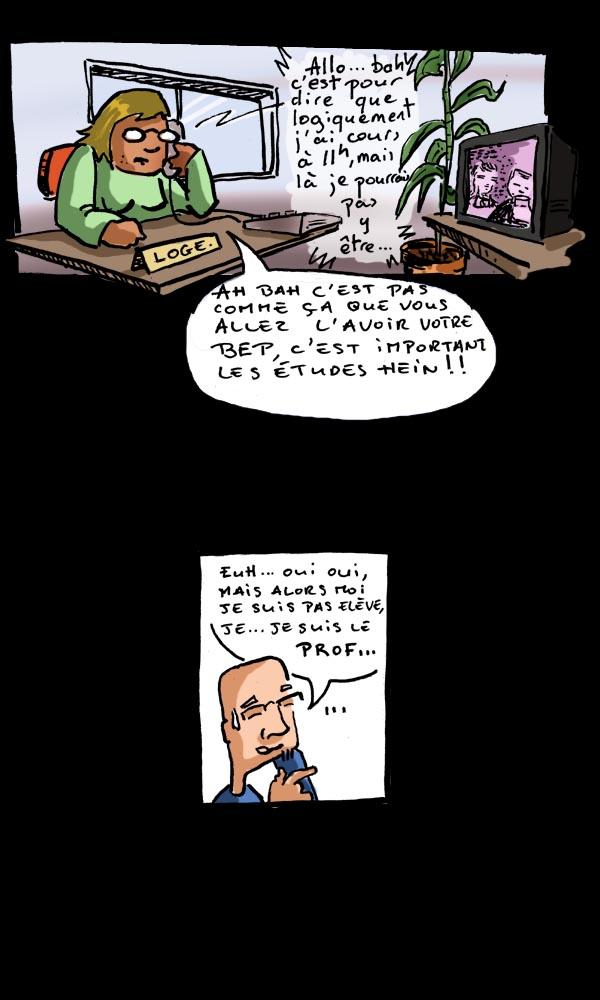 Il ne faut pas confondre: l'appel de la couette et manquer à l'appel ...