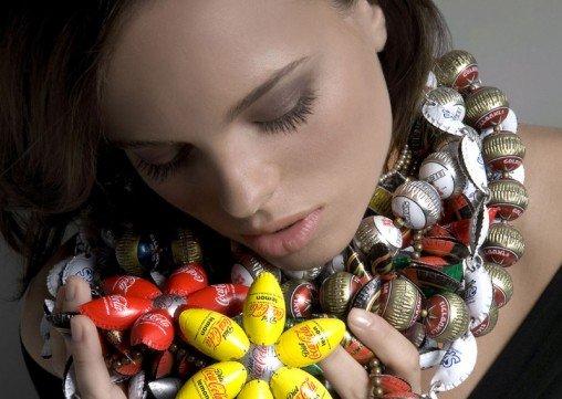 Capsules en aluminum recyclées