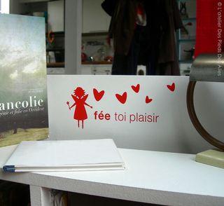 Stickers fée toi plaisir