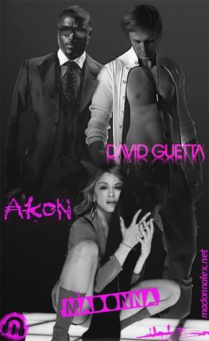 Madonna remixé par le duo Akon/David Guetta !!!!!