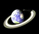 vidéo planète terre anneau