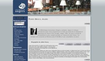 La BU d'Angers numérise les archives Julien Gracq de la BnF