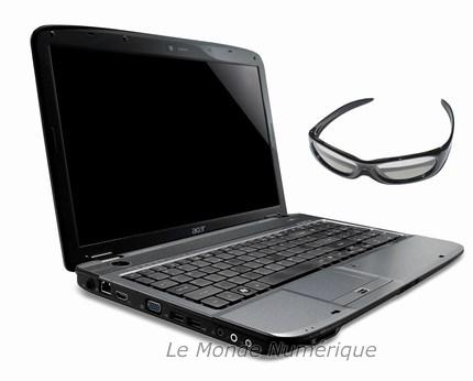Exclusif : Test PC portable 3D Acer Aspire 5738DG-664G50Mn