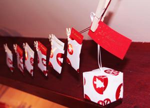 Calendrier avent enveloppe 