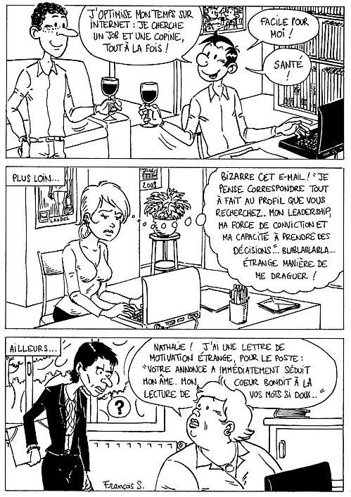 Rencontres sur Internet et recherche d'emploi