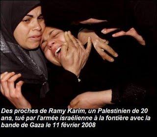 B'Tselem chifre les victimes du conflit en Palestine