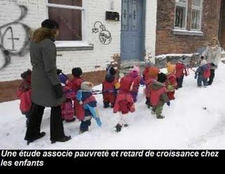 Montréal, Des enfants qui ont faim.