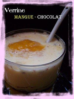 Verrine Mangue-Chocolat