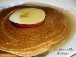 Crêpes à la farine de Sarrasin, coulis aux Pommes et à l’Érable