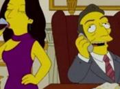 Nicolas Sarkozy Carla Bruni parodiés dans Simpson