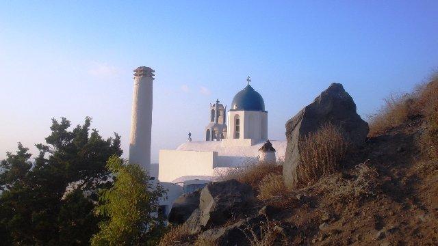 Santorin, un archipel  et une île
