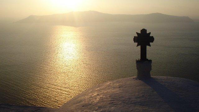 Santorin, un archipel  et une île