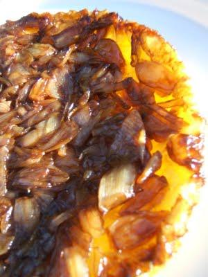 Tatin aux échalotes