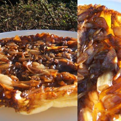 Tatin aux échalotes