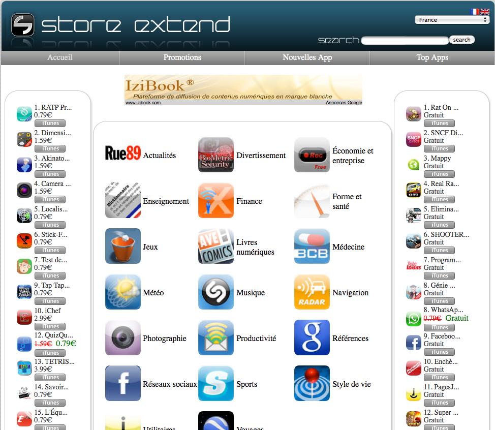 Store Extend Le site