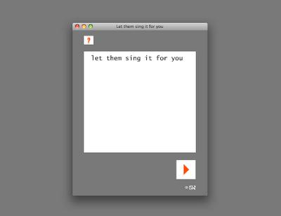 let them sing it for you !