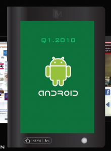 Mirror, lecteur ebook sous Android de Syntron, vidéo et navigateur web