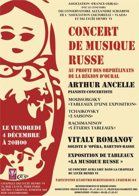 Concert russe au lycée Henri IV