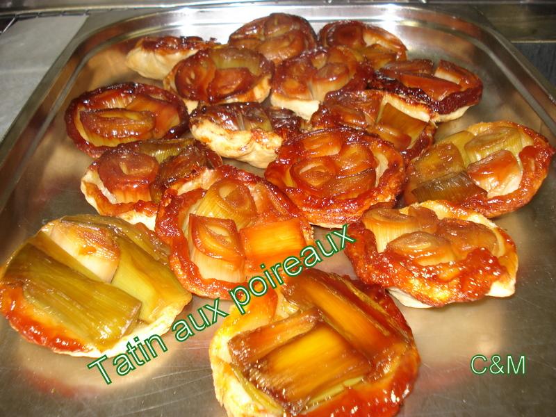 Tatin aux poireaux