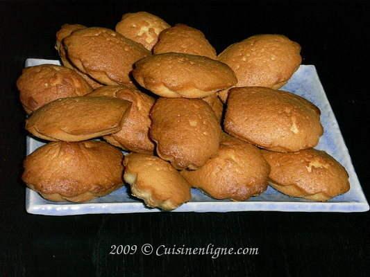 Les madeleines au citron