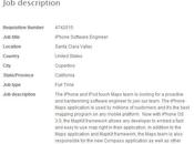 Apple recrute spécialiste cartographie