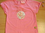 Superbe T-Shirt rose Charlotte Fraises