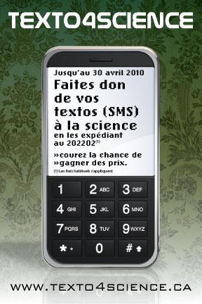 SMS feuillet R Aidez Texto 4 science à décoder le langage SMS. Faites don de vos textos à la science !