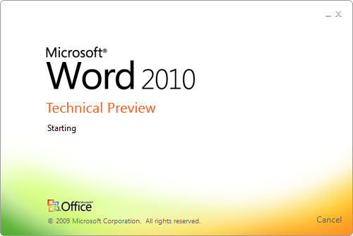 [MAJ] Office 14 Technical Preview - Les captures d'йcrans !