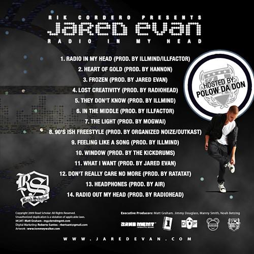Jared Evan, Frozen (video) + Radio In My Head (mixtape / free download)