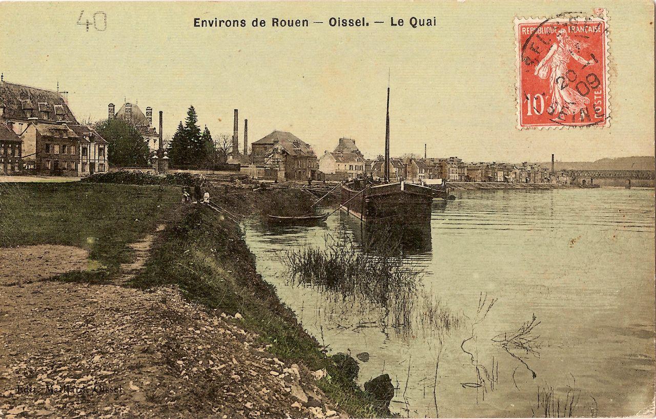 Les quais : Bras St-Martin, Ancienne mairie, Quai d'Elbeuf...