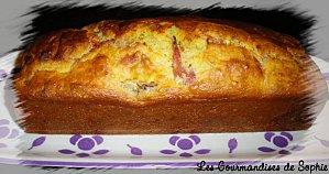 Cake aux figues, au Muscat et au jambon Serrano