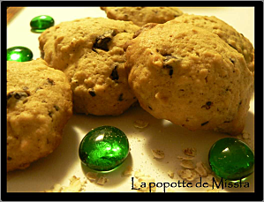 Cookies avoine - chocolat